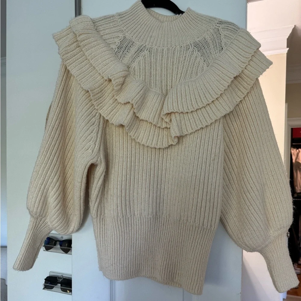 H&M Flounce Ruffle Sweater - Picture 4 of 4